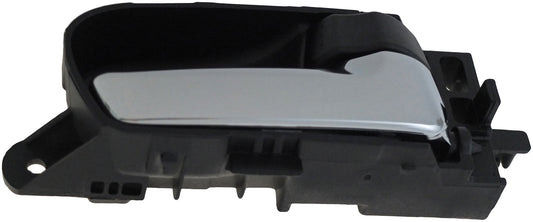 New Interior Door Handle Front Rear Right Chrome Lever Black Knob - Dorman 82387