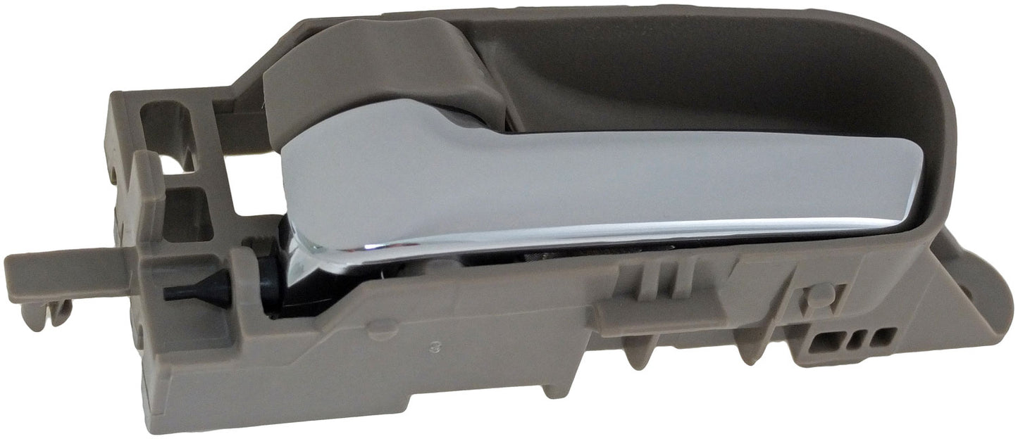 New Interior Door Handle Front Rear Left Chrome Lever Beige Knob - Dorman 82390