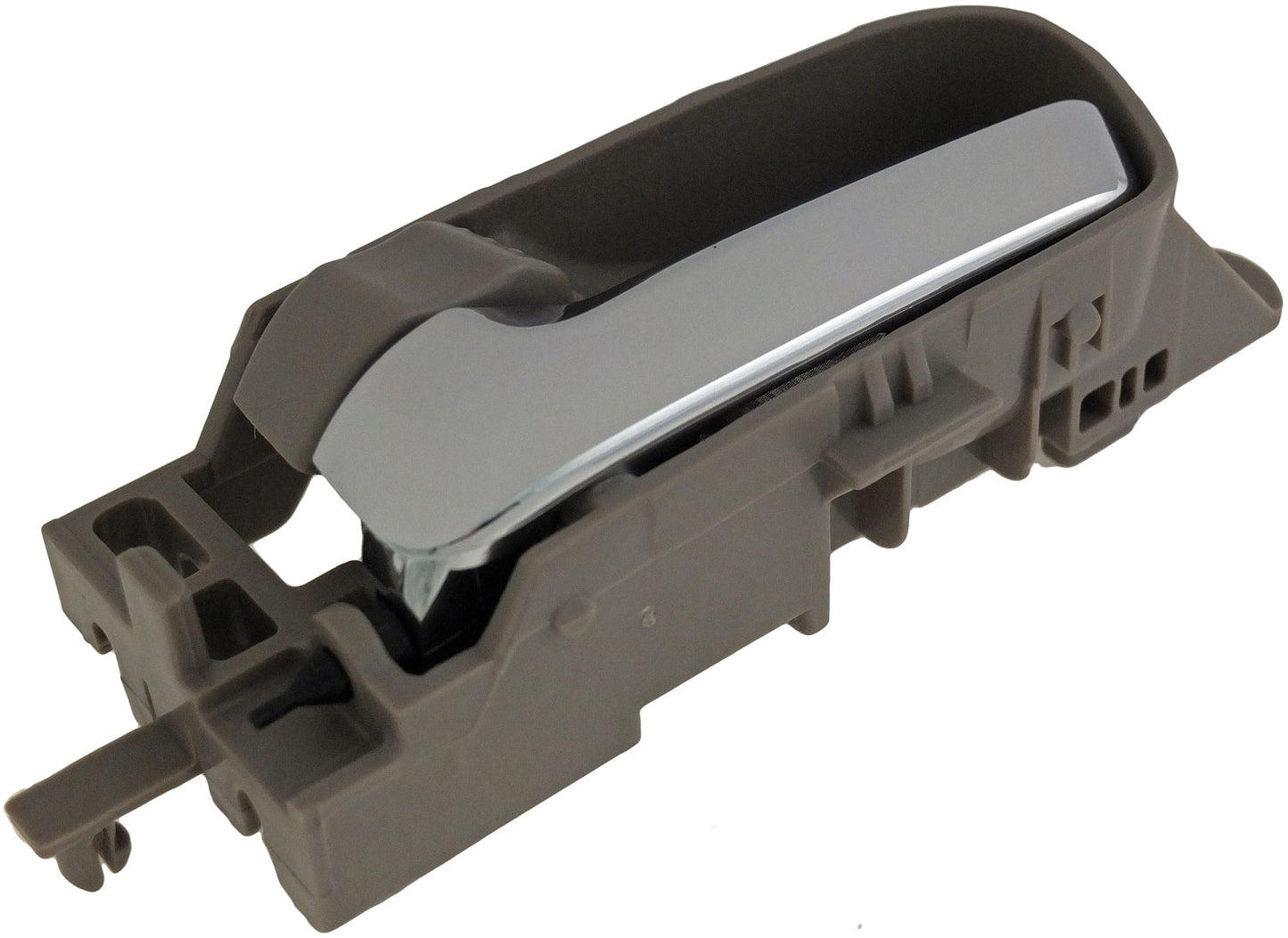 New Interior Door Handle Front Rear Left Chrome Lever Beige Knob - Dorman 82390