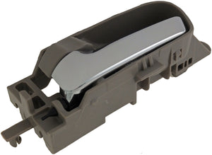 New Interior Door Handle Front Rear Left Chrome Lever Beige Knob - Dorman 82390