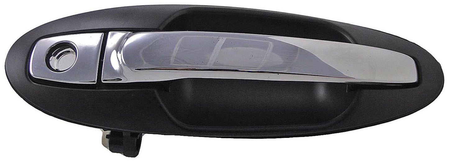 Front Left Chrome & Black Housing Exterior Door Handle (Dorman# 82420)