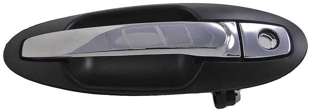 Front Right Chrome & Black Housing Exterior Door Handle (Dorman# 82421)