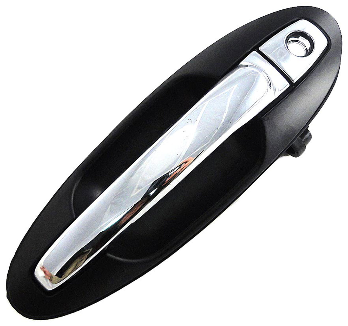 Front Right Chrome & Black Housing Exterior Door Handle (Dorman# 82421)