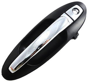 Front Right Chrome & Black Housing Exterior Door Handle (Dorman# 82421)