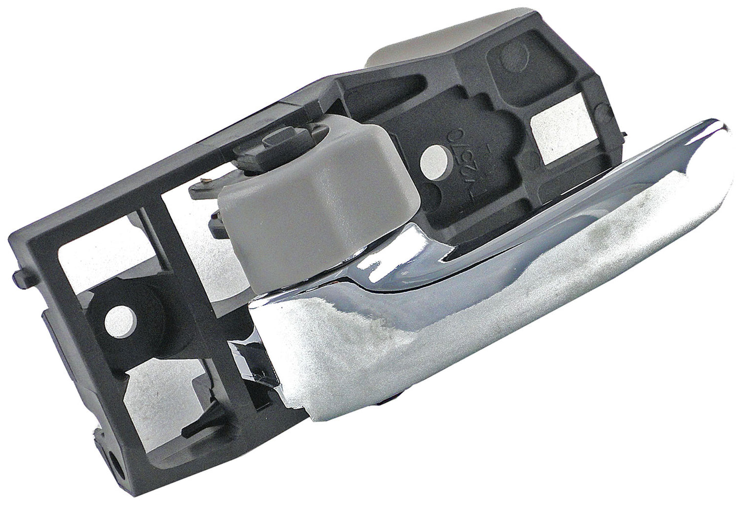 Left Charcoal & Chrome Interior Door Handle (Front or Rear) (Dorman# 82470)