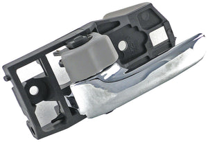 Left Charcoal & Chrome Interior Door Handle (Front or Rear) (Dorman# 82470)
