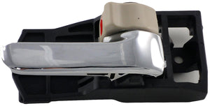 Right Beige & Chrome Interior Door Handle (Front or Rear) (Dorman# 82482)