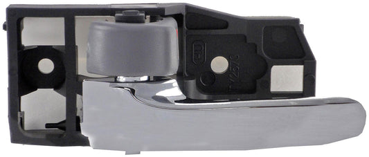 Left Gray & Chrome Interior Door Handle (Front or Rear) (Dorman# 82483)