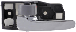Left Gray & Chrome Interior Door Handle (Front or Rear) (Dorman# 82483)