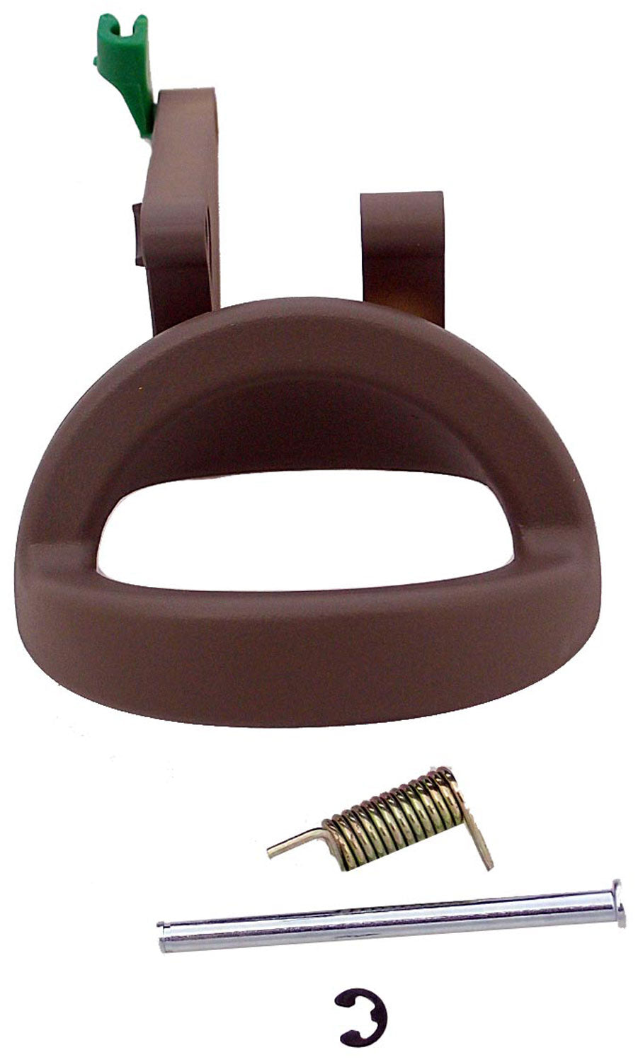 New Interior Door Handle Chrome Lever, Taupe Housing - Dorman 82510