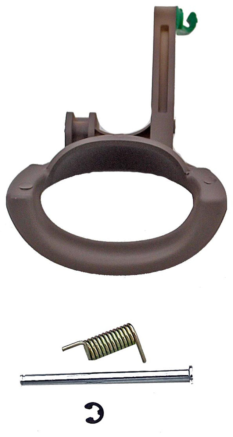New Interior Door Handle Chrome Lever, Taupe Housing - Dorman 82510
