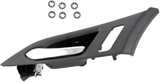 New Interior Door Handle Black/Chrome, Sedan, wo/Memory - Dorman 82521