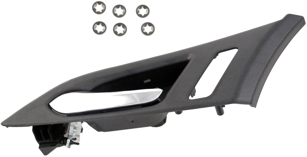 New Interior Door Handle Black/Chrome, Sedan, wo/Memory - Dorman 82521