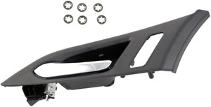 New Interior Door Handle Black/Chrome, Sedan, wo/Memory - Dorman 82521