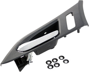 New Interior Door Handle Black/Chrome, Sedan, wo/Memory - Dorman 82521