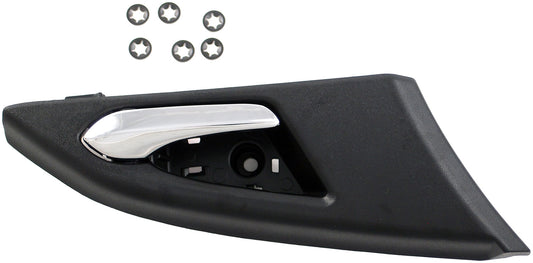 New Interior Door Handle Black/Chrome, With Memory - Dorman 82522