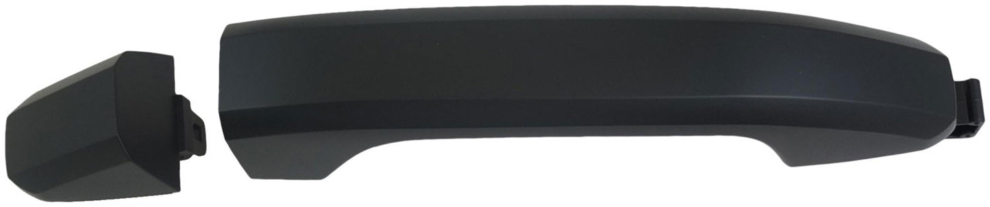 Ext Door Handle Front Right w/o Keyhole & Passive Entry Smooth Black - 82536