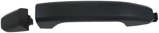 Ext Door Handle Front Right w/o Keyhole & Passive Entry Smooth Black - 82536