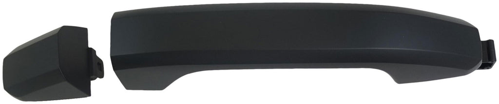 Ext Door Handle Front Right w/o Keyhole & Passive Entry Smooth Black - 82536