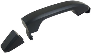 Ext Door Handle Front Right w/o Keyhole & Passive Entry Smooth Black - 82536