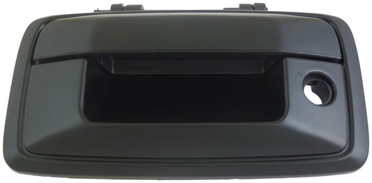 Tailgate Handle Tailgate Without Camera w/ Keyhole Smooth Black - Dorman# 82544