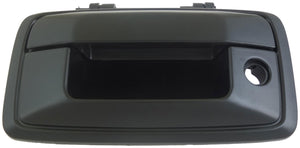 Tailgate Handle Tailgate Without Camera w/ Keyhole Smooth Black - Dorman# 82544