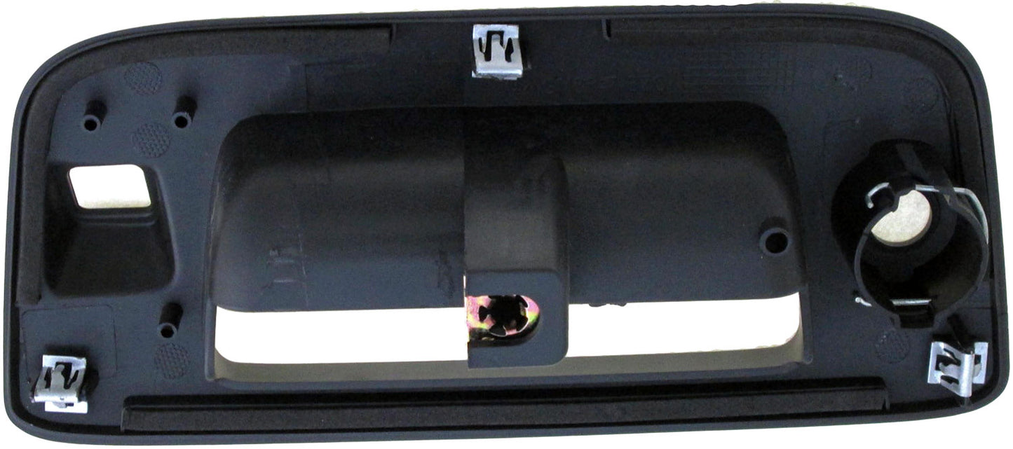 Tailgate Handle Smooth Black Tailgate Bezel w/ Keyhole & Camera Hole - 82777