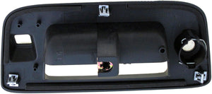Tailgate Handle Smooth Black Tailgate Bezel w/ Keyhole & Camera Hole - 82777