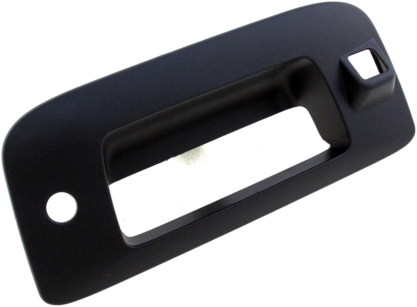 Tailgate Handle Smooth Black Tailgate Bezel w/ Keyhole & Camera Hole - 82777