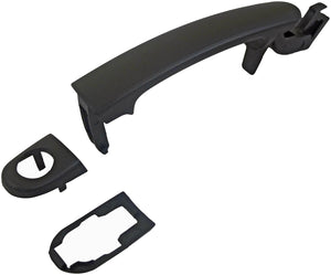 Exterior Door Handle Front Left With Keyhole Smooth Black - Dorman# 82971
