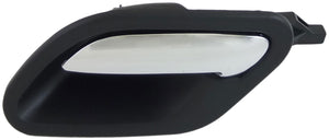 Int Door Handle Front & Rear Left Chrome Lever Black Housing - Dorman# 83018