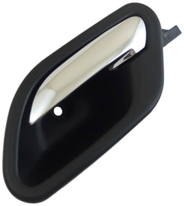 Int Door Handle Front & Rear Left Chrome Lever Black Housing - Dorman# 83018