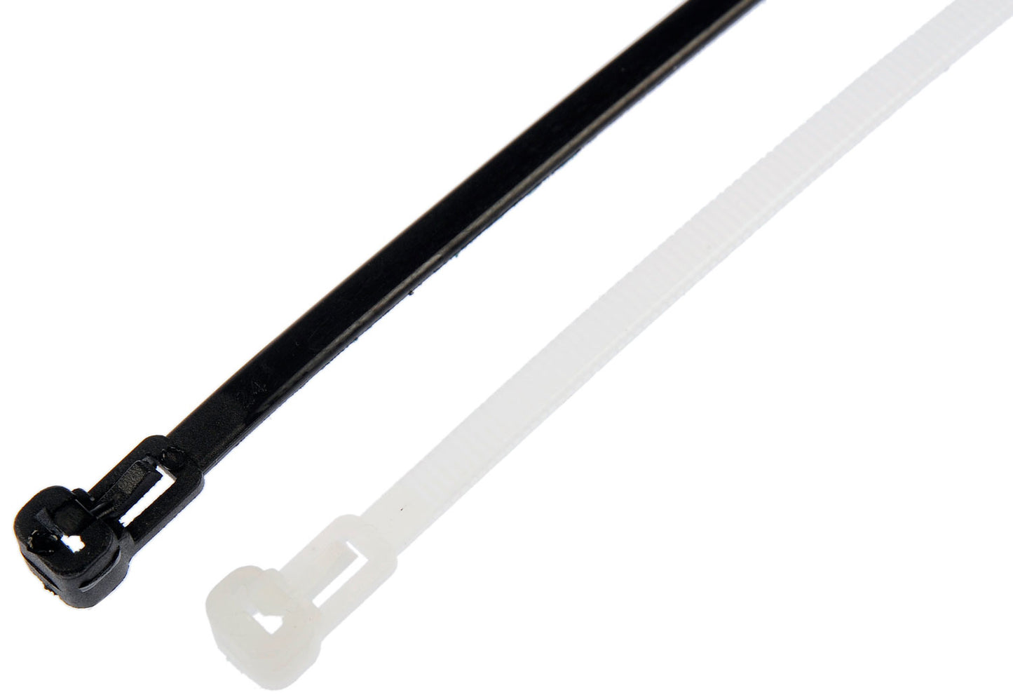 8 In. Reusable Black and White Wire Ties - Dorman# 83761