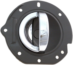 New Right Interior Door Handle (Front/Rear) Slate Gray & Chrome - Dorman 83994