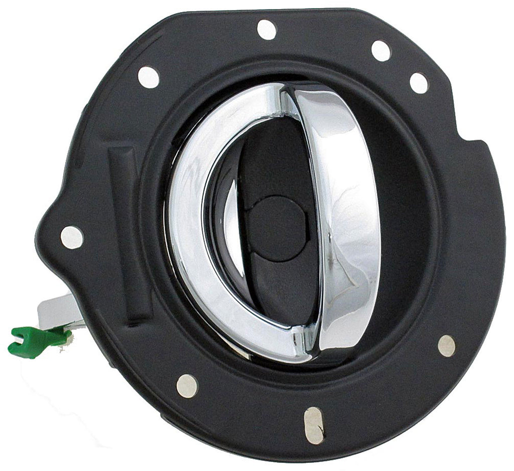 New Left Interior Door Handle (Front or Rear) Black & Chrome - Dorman 84007