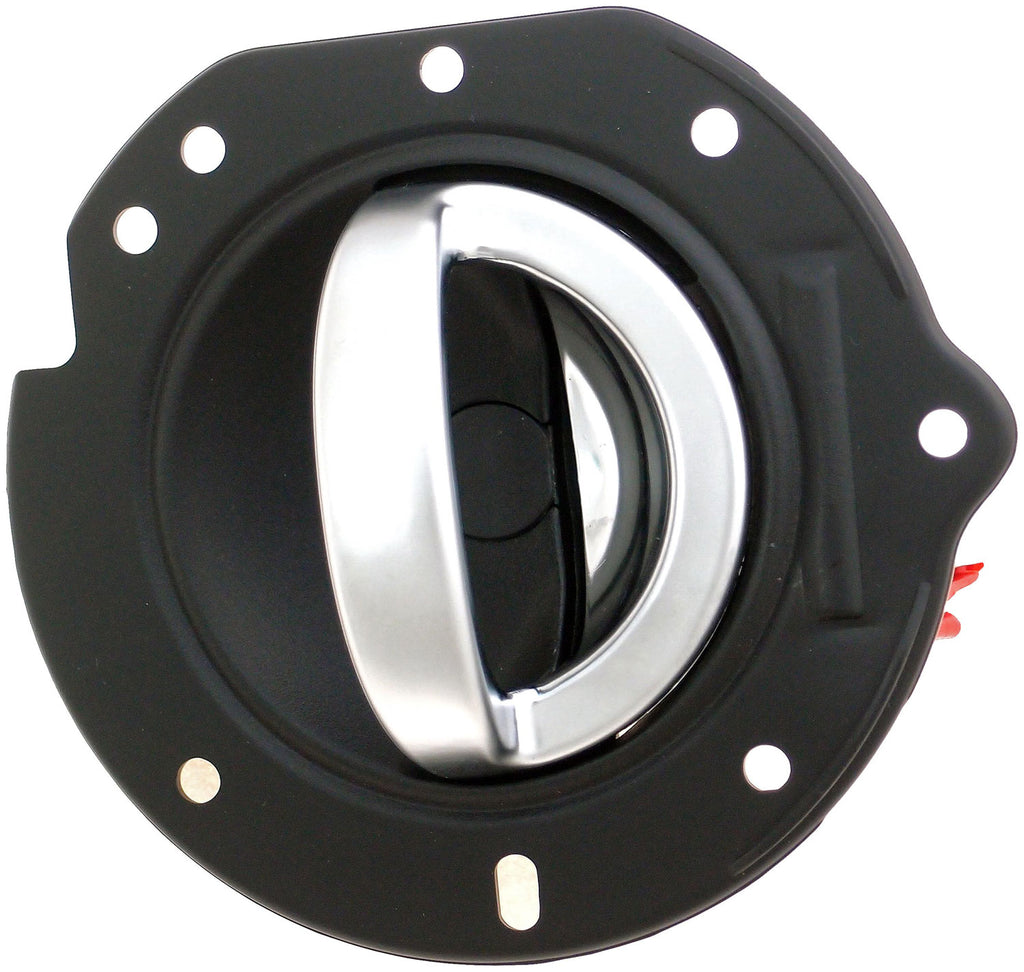 New Right Interior Door Handle (Front or Rear) Black & Chrome - Dorman 84008
