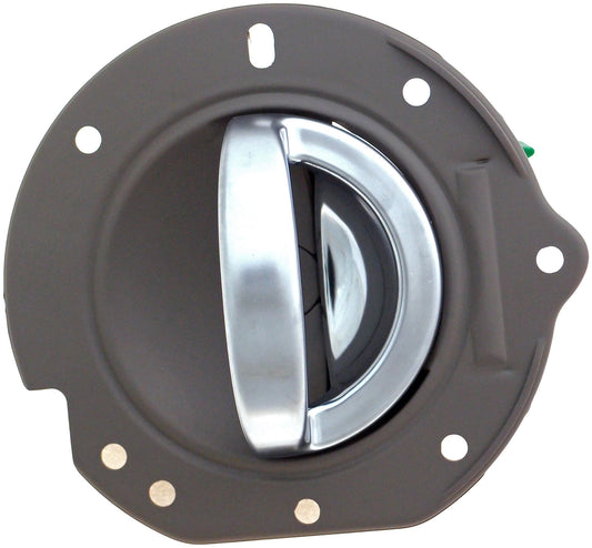 New Left Interior Door Handle (Front or Rear) Taupe & Chrome - Dorman 84019