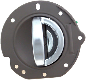 New Left Interior Door Handle (Front or Rear) Taupe & Chrome - Dorman 84019