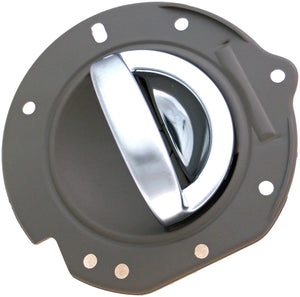 New Left Interior Door Handle (Front or Rear) Taupe & Chrome - Dorman 84019