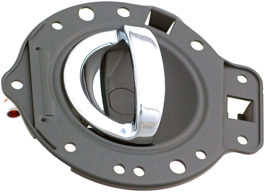 New Rear Right Interior Door Handle, Slate Gray W/ Chrome Handle - Dorman 84087
