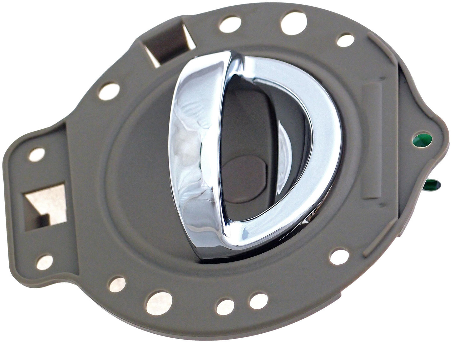 New Interior Door Handle Rear Left Kit, Khaki W/ Chrome Handle - Dorman 84096