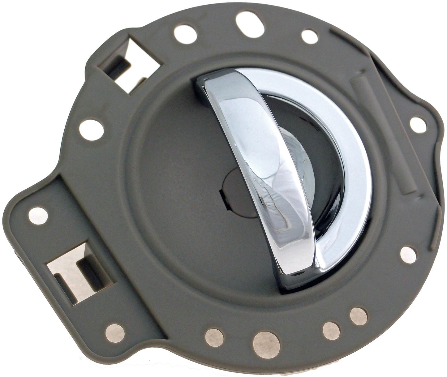 New Interior Door Handle Rear Left Kit, Khaki W/ Chrome Handle - Dorman 84096
