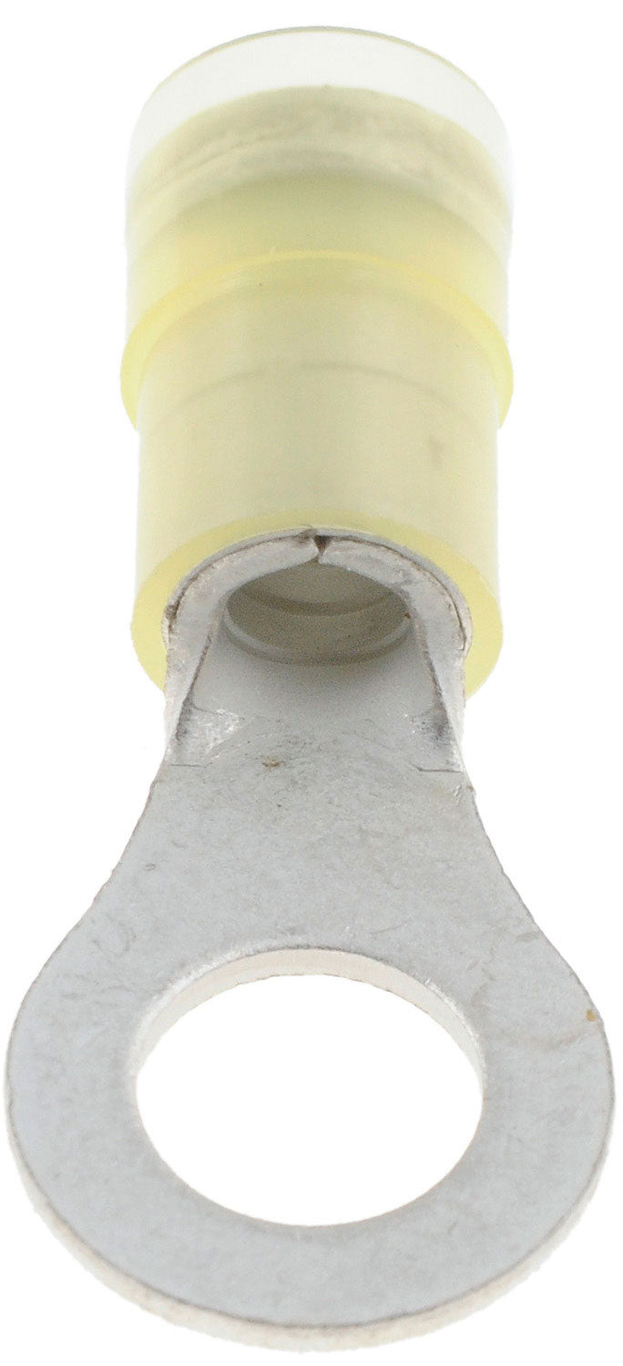 12-10 Gauge Ring Terminal, 1/4 In., Yellow - Dorman# 84133