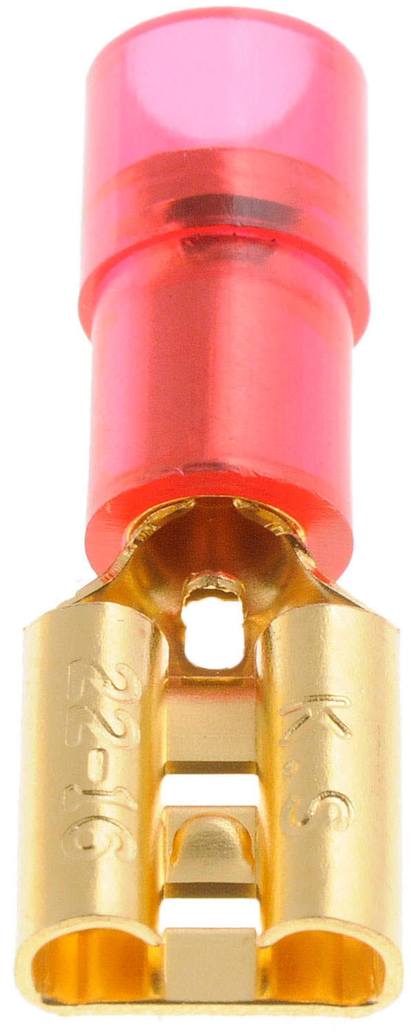 22-18 Gauge Female Audio Disconnect, .250 In, Red - Dorman# 84537