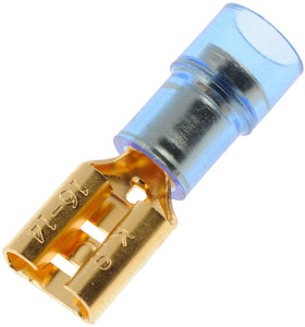 16-14 Gauge Female Audio Disconnect, .250 In, Blue - Dorman# 84542