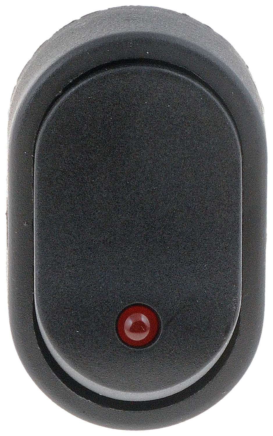 Oval Rocker Electrical Switches LED Glow - Black Body/Red LED - Dorman# 84840