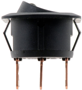 Black Body/Amber LED Glow - Round Style - Dorman# 84882