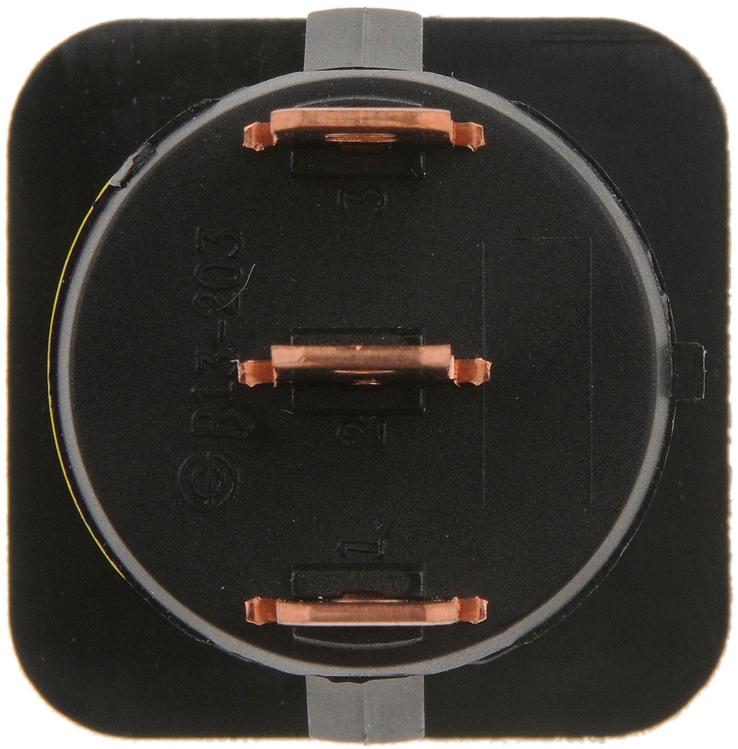 Black Body/Amber LED Glow - Round Style - Dorman# 84882