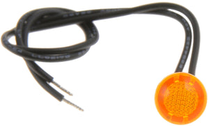 Amber Round Mini Bezel-Free Indicator Light Electrical Switches - Dorman# 84912