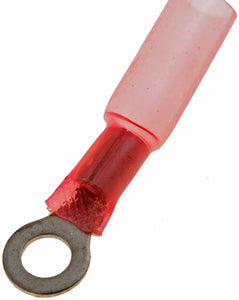 22-18 Gauge Ring Water Proof Terminal, No. 8, Red - Dorman# 86401